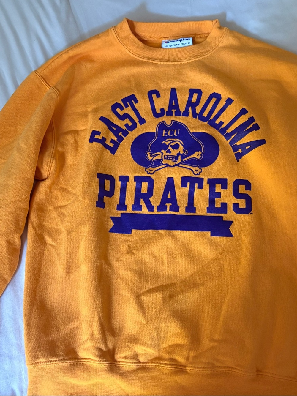 Champion Gold Crewneck Sweatshirt
